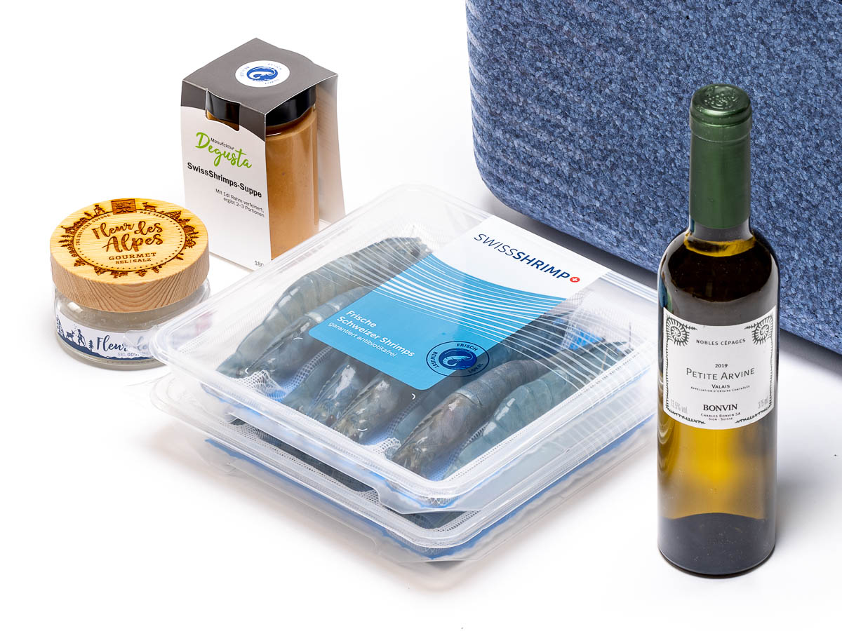 SwissShrimp coffret délice 